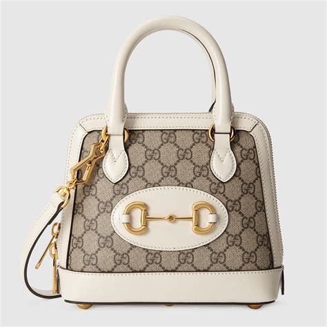 gucci horsebit 1955 mini top handle bag white|gucci horsebit 1955 shoulder bag.